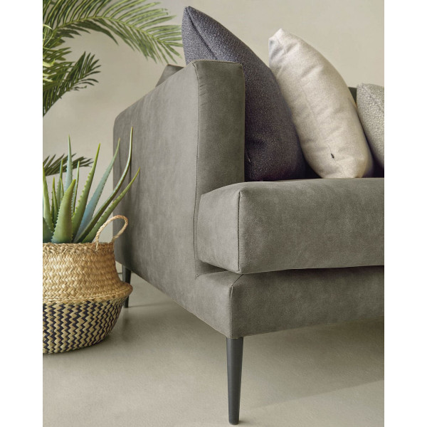 Диван 2-местный La Forma VINNY S490PT02 Темно-серый 183 см-9