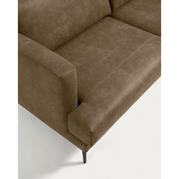 Диван 2-місний La Forma VINNY S490PT09 Темно-коричневий 183 см-9