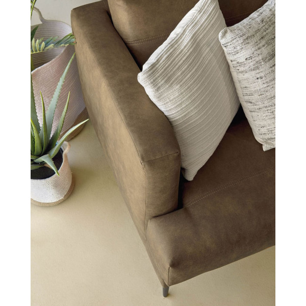 Диван 2-місний La Forma VINNY S490PT09 Темно-коричневий 183 см-7