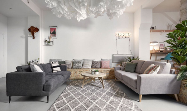 Диван 3-местный La Forma GUY S481LD03 Бежевый 192 см-3