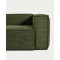 Кутовий диван 3-місний La Forma BLOK S717LN19 Зелений вельвет 290х230 см / 230х290 см-2-thumb