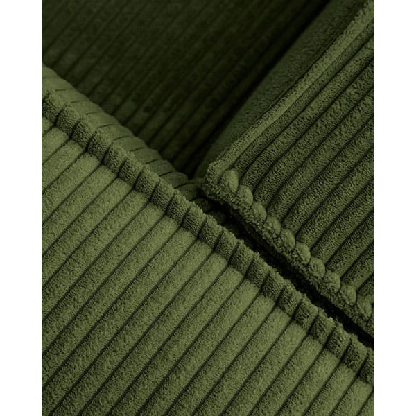 Кутовий диван 5-місний La Forma BLOK S685LN19 Зелений вельвет 320х290 см / 290х320 см-4