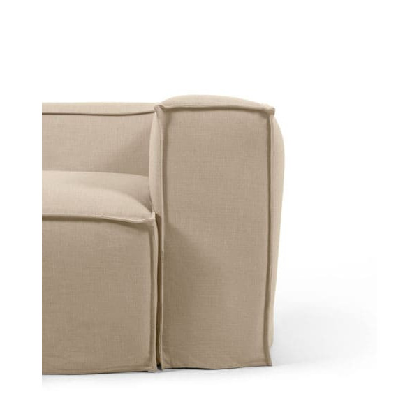 Диван 3-місний La Forma BLOK S570SN12 Бежевий 240 см-7