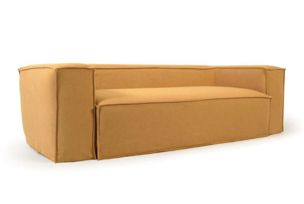 Диван 3-местный La Forma BLOK S570SN81 Горчичный 240 см-3
