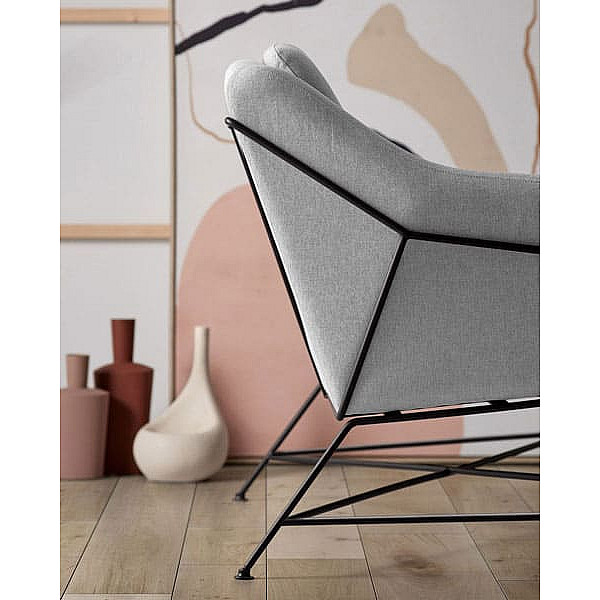 Диван 2-местный La Forma BRIDA S521J03 Светло-серый-4