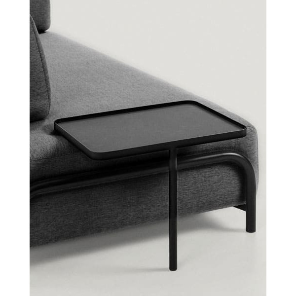 Диван 3-местный с приставным столиком La Forma COMPO S587BB02 Темно-серый-7
