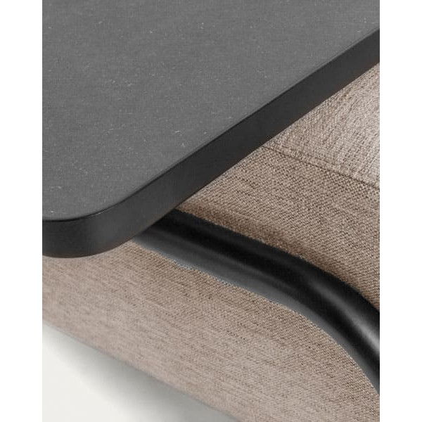 Диван 3-местный с приставным столиком La Forma COMPO S587BB12 Бежевый-5