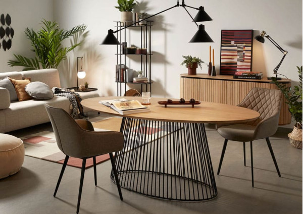 Диван 3-местный с приставным столиком La Forma COMPO S587BB12 Бежевый-10