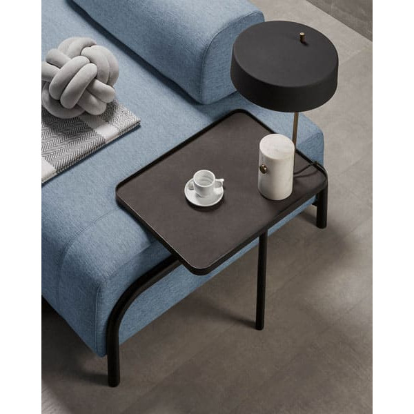 Диван 3-местный с приставным столиком La Forma COMPO S587BB26 Синий-6