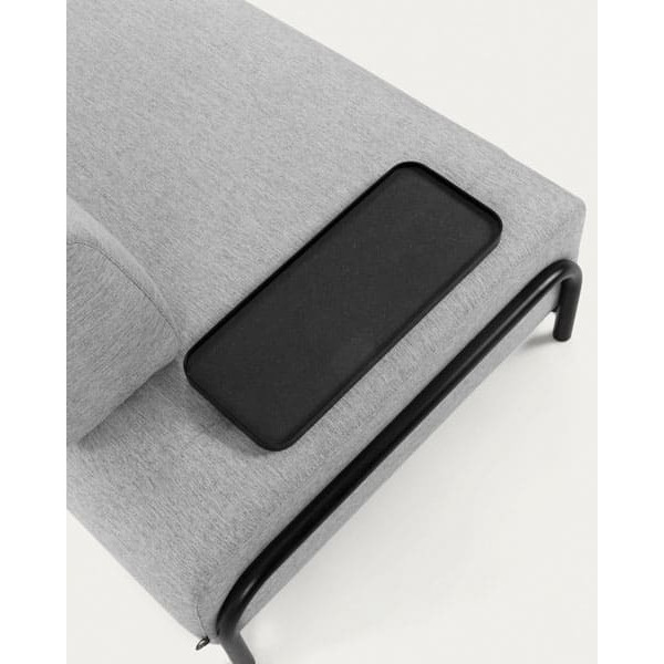 Диван 3-місний з підносом La Forma COMPO S588BB14 Світло-сірий-2