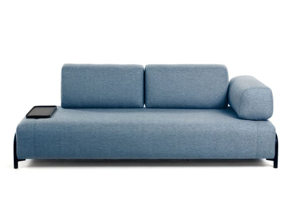 Диван 3-місний з підносом La Forma COMPO S588BB26 Синій-0
