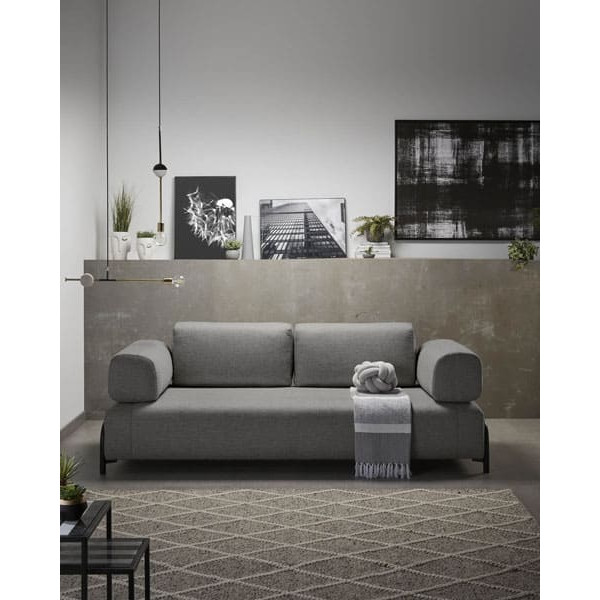 Диван 3-місний La Forma COMPO S589BB02 Темно-сірий-5