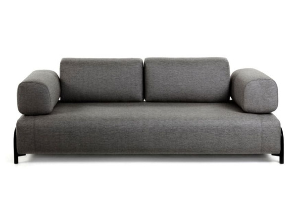 Диван 3-місний La Forma COMPO S589BB02 Темно-сірий-0
