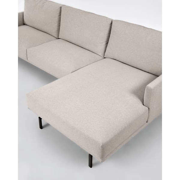 Угловой диван 4-местный с правым шезлонгом La Forma GALENE S801_43D_GR39 Бежевый-5