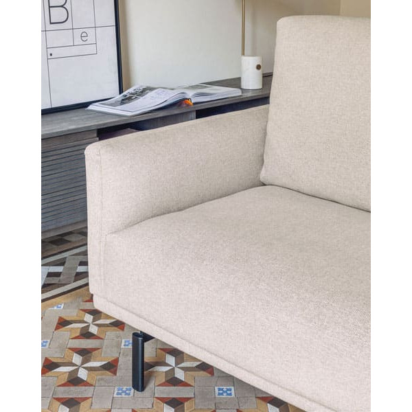 Угловой диван 4-местный с правым шезлонгом La Forma GALENE S801_43D_GR39 Бежевый-8