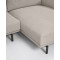 Кутовий диван 4-місний з правим шезлонгом La Forma GALENE S801_43D_GR39 Бежевий-14-thumb