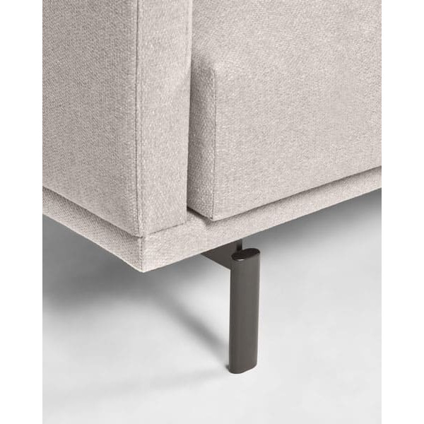 Кутовий диван 3-місний з правим шезлонгом La Forma GALENE S801_41D_GR39 Бежевий 194 см-5