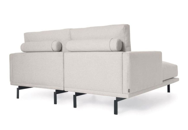 Угловой диван 3-местный с левым шезлонгом La Forma GALENE S801_41I_GR39 Бежевый 194 см-1