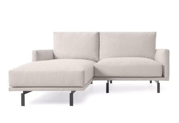 Угловой диван 3-местный с левым шезлонгом La Forma GALENE S801_41I_GR39 Бежевый 194 см-0