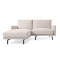Кутовий диван 3-місний з лівим шезлонгом La Forma GALENE S801_41I_GR39 Бежевий 194 см-0-thumb