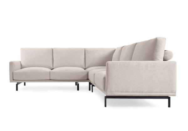 Кутовий диван 4-місний La Forma GALENE S801_53_GR39 Бежевий 267х267 см-1