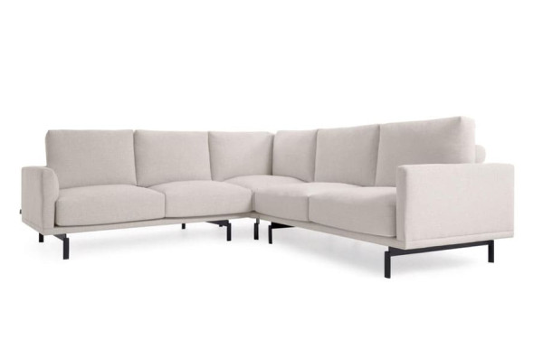 Кутовий диван 4-місний La Forma GALENE S801_53_GR39 Бежевий 267х267 см-0