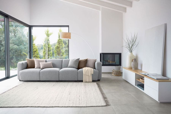 Диван 4-местный La Forma LEGARA S753MN14 Серый-7