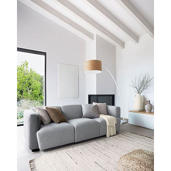 Диван 3-местный La Forma LEGARA S755MN14 Серый-1