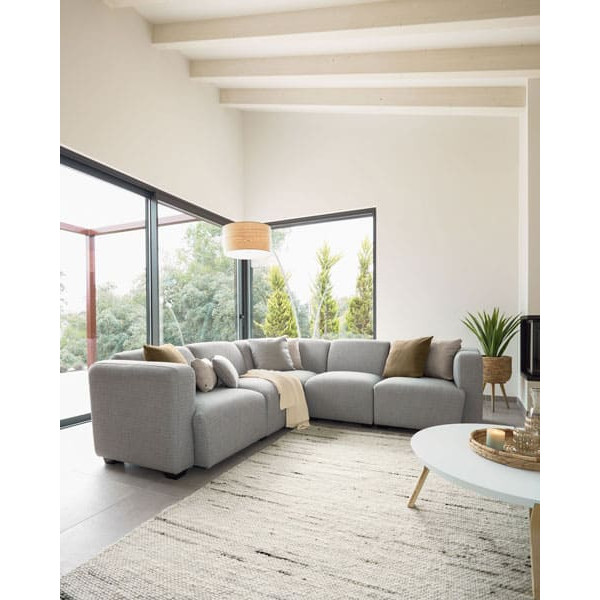 Кутовий диван 5-місний La Forma LEGARA S756MN14 Сірий-12