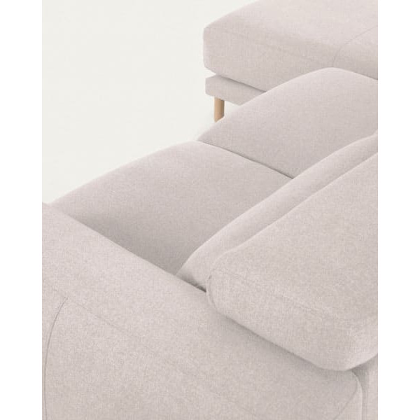 Кутовий диван реклайнер 3-місний з лівим шезлонгом La Forma SINGA S800_41_SO33 Білий-9