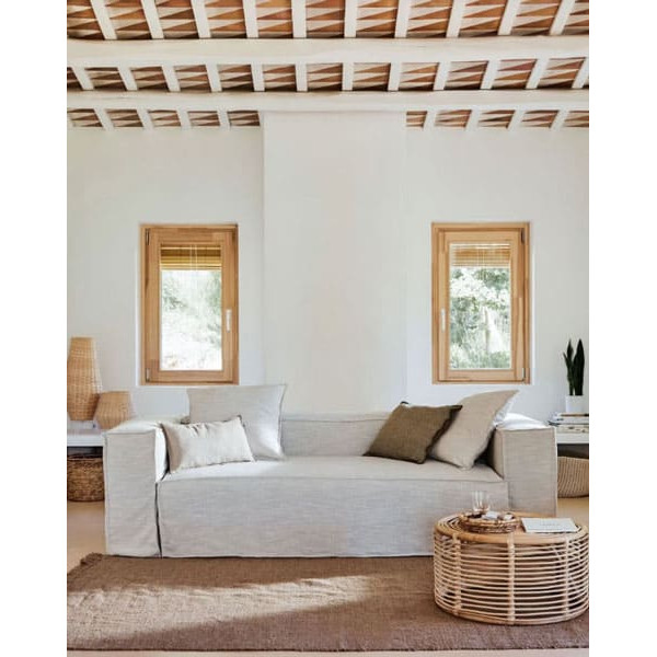 Диван 3-місний La Forma BLOK S570SN39 Білий 240 см-1