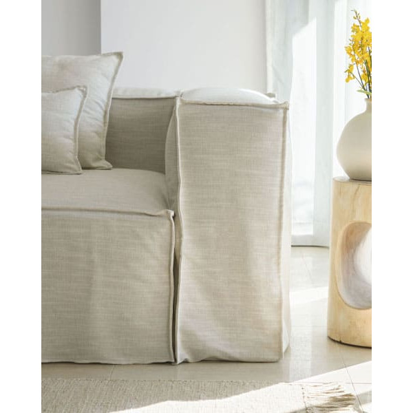 Диван 3-місний La Forma BLOK S570SN39 Білий 240 см-7