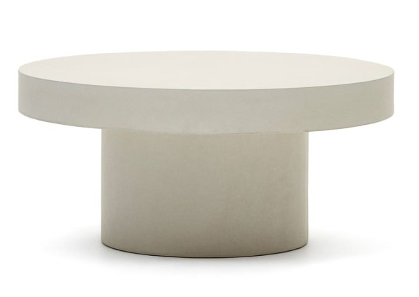 Журнальный столик La Forma AIGUABLAVA J0300039PR05 Белый Ø 90 см-5