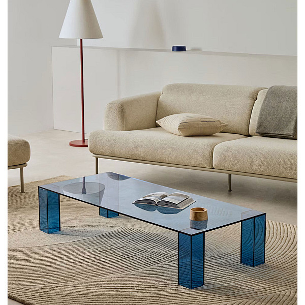 Журнальний столик La Forma Adularia T0600053CC26 Синій 140 х 60 см-0
