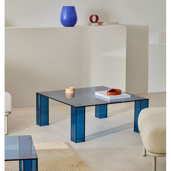 Журнальний столик La Forma Adularia T0600054CC26 Синій 85 х 85 см-0