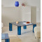Журнальний столик La Forma Adularia T0600054CC26 Синій 85 х 85 см-0-thumb