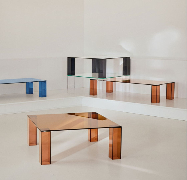 Журнальний столик La Forma Adularia T0600053CC26 Синій 140 х 60 см-4