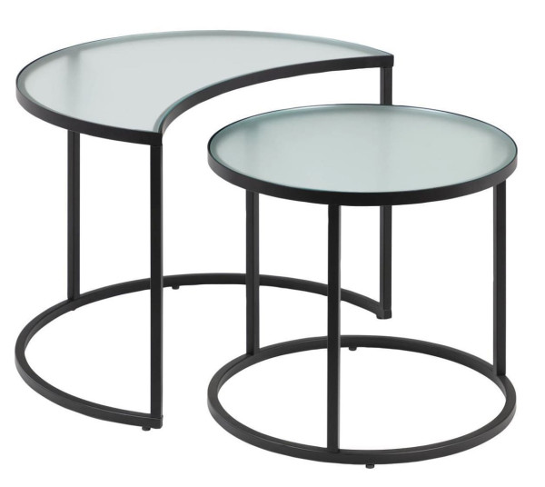 Набір із 2-х кавових столів La Forma Bast CC1831C07-2