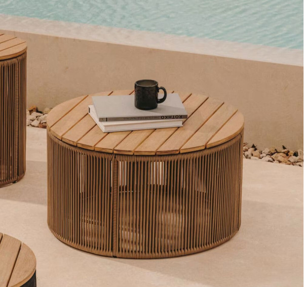 Кавовий столик La Forma DANDARA J0300092JJ12 Ø 60 см Кавовий столик La Forma DANDARA J0300092JJ12 Ø 60 см-0