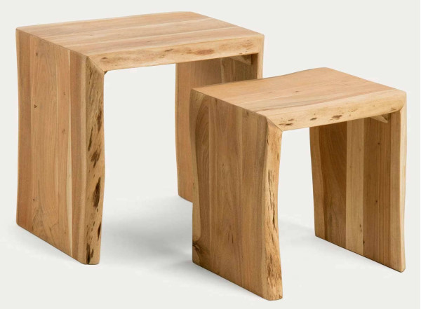 Набір із 2-х кавових столів La Forma KAIRY CC0474M43-3