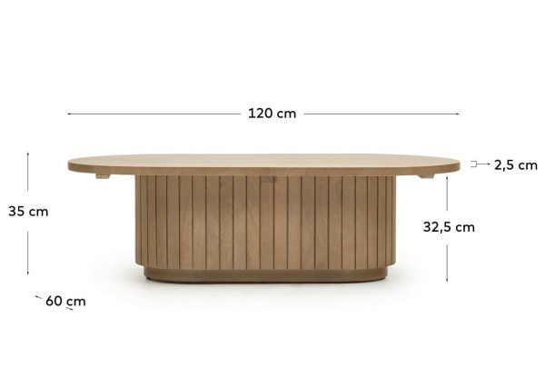 Журнальный столик La Forma Licia T0500006MM46-7