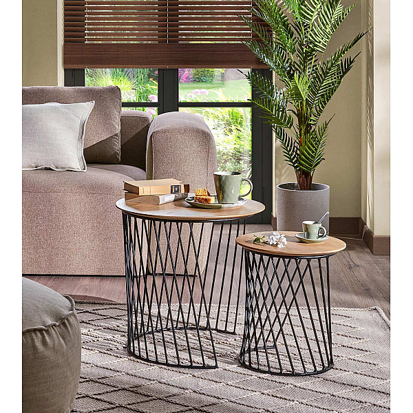 Набор из 2-х кофейных столов La Forma Leska CC1892M46-0