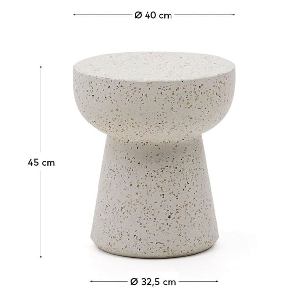 Журнальний столик La Forma Pada J2200023PR05 Білий Ø 40 см-7