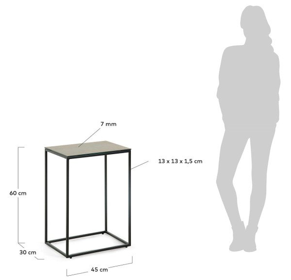 Кавовий стіл La Forma REWENA CC1199K09-5