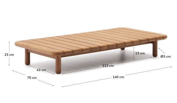 Журнальный столик La Forma Turqueta J0300086MM47-8