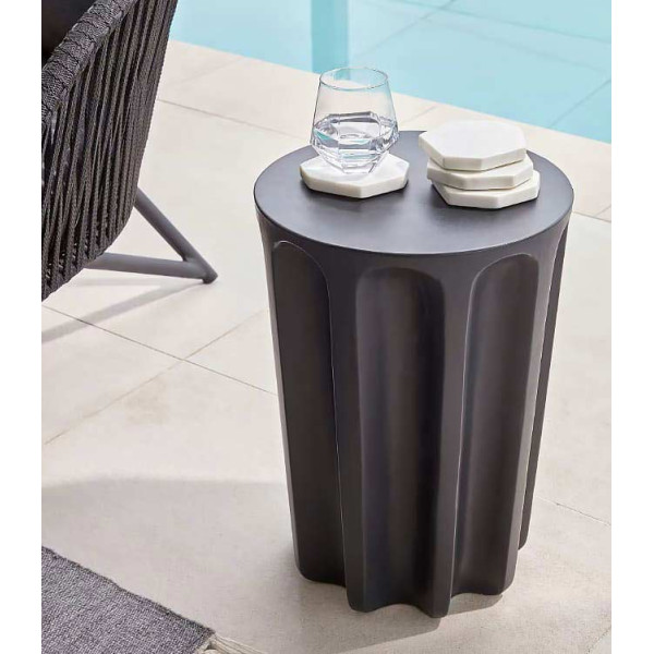 Кавовий столик La Forma VILANDRA IT0066PR01 Чорний-0