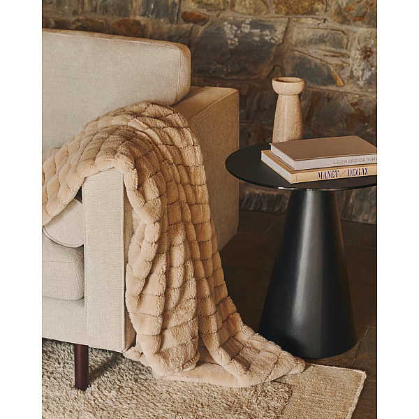 Приставной столик La Forma WILSHIRE T0500003 Черный Ø 50 см Приставной столик La Forma WILSHIRE T0500003 Черный Ø 50 см-1