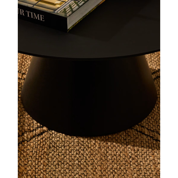 Кофейный столик La Forma WILSHIRE T0600003 Черный Ø 80 см-2