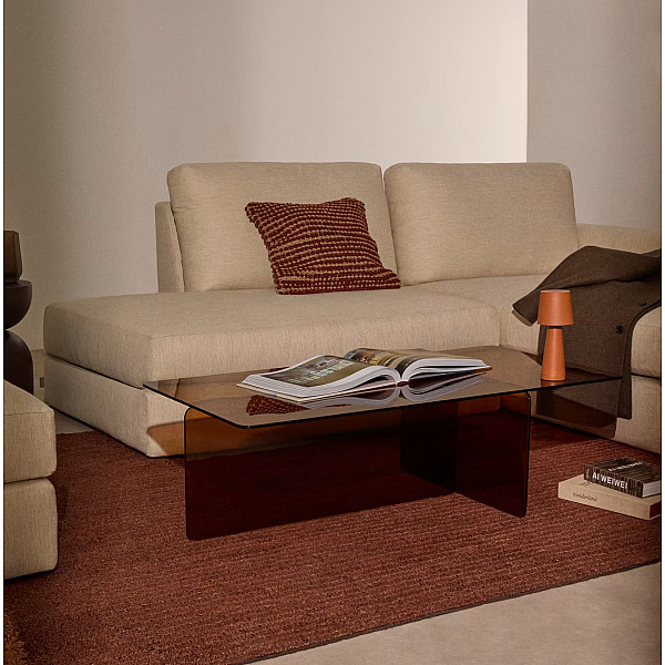 Кофейный столик La Forma Zaren T0600067CC28 Коричневый 120х60 см-0