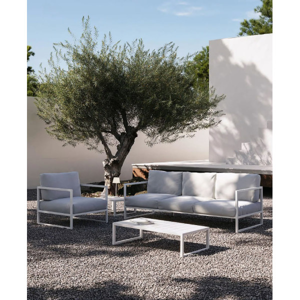 Журнальний столик La Forma COMOVA O100_112_05 Білий-2